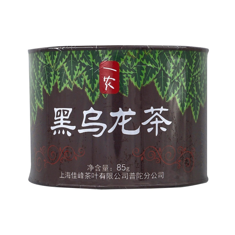 福建安溪县一农茶叶 一农牌黑乌龙茶特级85克罐装 青茶促销推荐