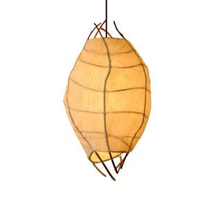 日式侘寂风吊灯手工艺术造型禅意氛围感民宿茶室餐饮大厅灯具定制