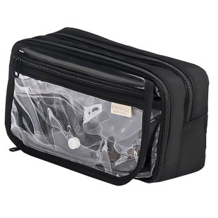 痛包笔袋高颜值ins风女生2026新款大容量简约文具盒痛铅笔盒初中生二次元透明笔袋小众不撞款男孩小学生隐藏