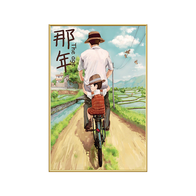 80年代怀旧餐厅烧烤店装饰画