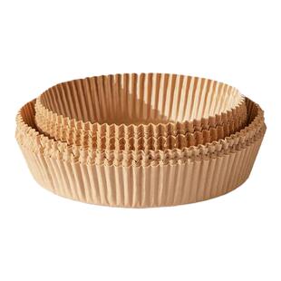 炊大皇空气炸锅专用纸家用吸油纸托垫纸食品级硅油纸盘耐高温免洗