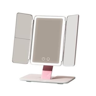 【情人节礼物】EASEHOLD化妆镜便携折叠台式带灯桌面led梳妆镜子