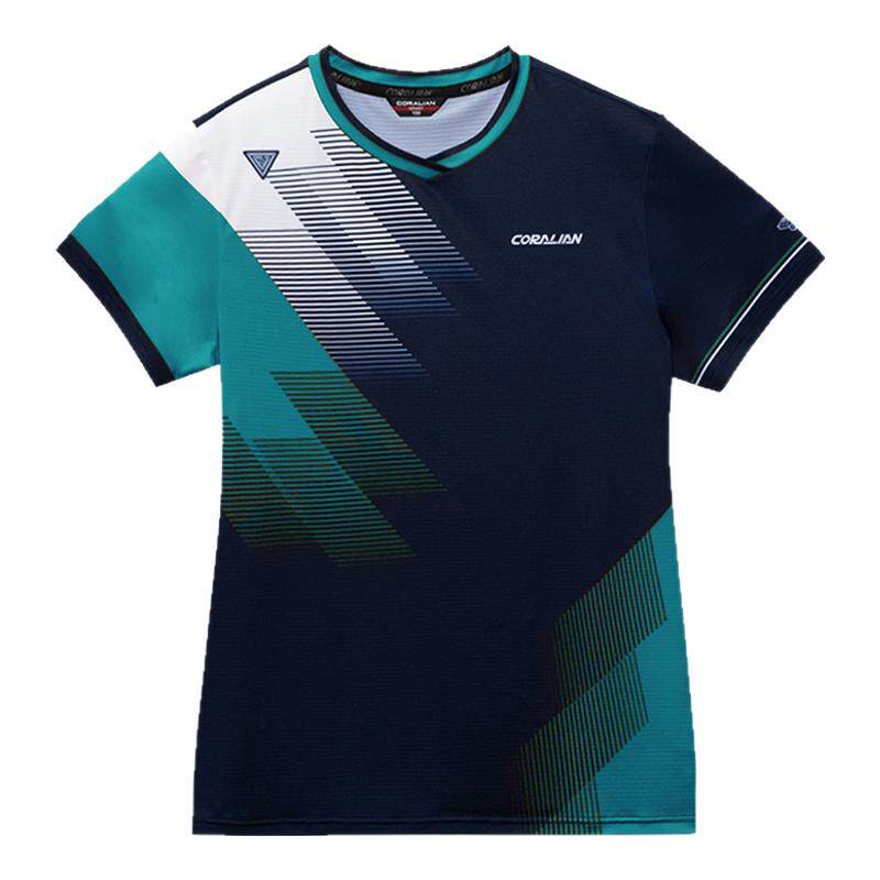 可莱安羽毛球服男女套装套装夏季短袖上衣运动服团购透气速干团购
