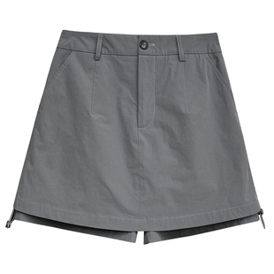 原纱防晒裙裤女夏薄款高腰a字假两件运动美式短款速干工装半身裙