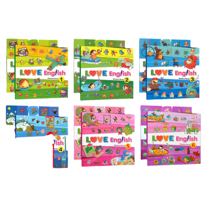 【麦凯思图书】原版进口love english1 2 3 5 6级别爱英语小班上册21世纪棒棒3-6岁儿童启蒙书籍培训机构幼儿综合教材台湾幼儿园