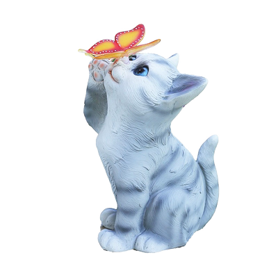 太阳能蝴蝶仿真动物摆件