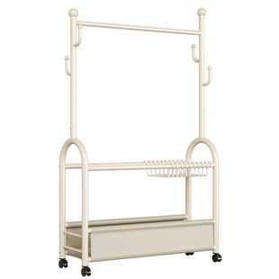 衣帽架卧室落地挂衣架2025新款高级感衣裤架一体移动多功能晾衣架