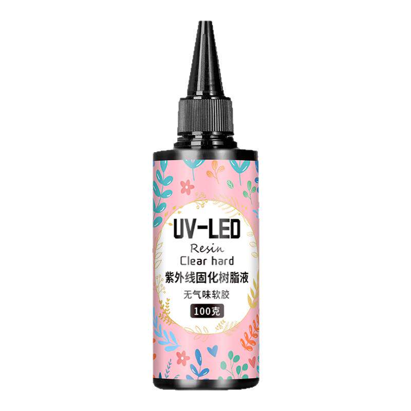 安尔固UV软胶高透明速干手工diy猫爪制作材料耐黄水晶滴胶热缩片干花手机壳封层紫外线固化树脂胶免配比胶水