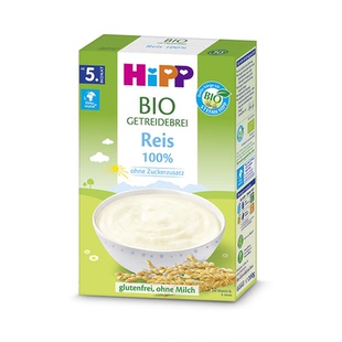 德国HiPP喜宝进口婴幼儿辅食有机大米米粉营养米糊宝宝5个月以上