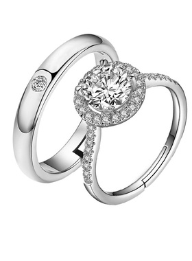 60分钻戒婚礼仪式求婚假戒指戒指