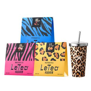 LeTea乐品乐茶教师节桃胶玫瑰陈皮养生茶包