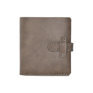 蠢小鱼真牛皮短款钱包送男朋友爸爸生日礼物diy手工包材料包自制