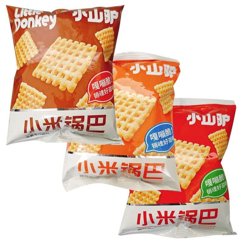 小山驴小米锅巴多口味口袋零食