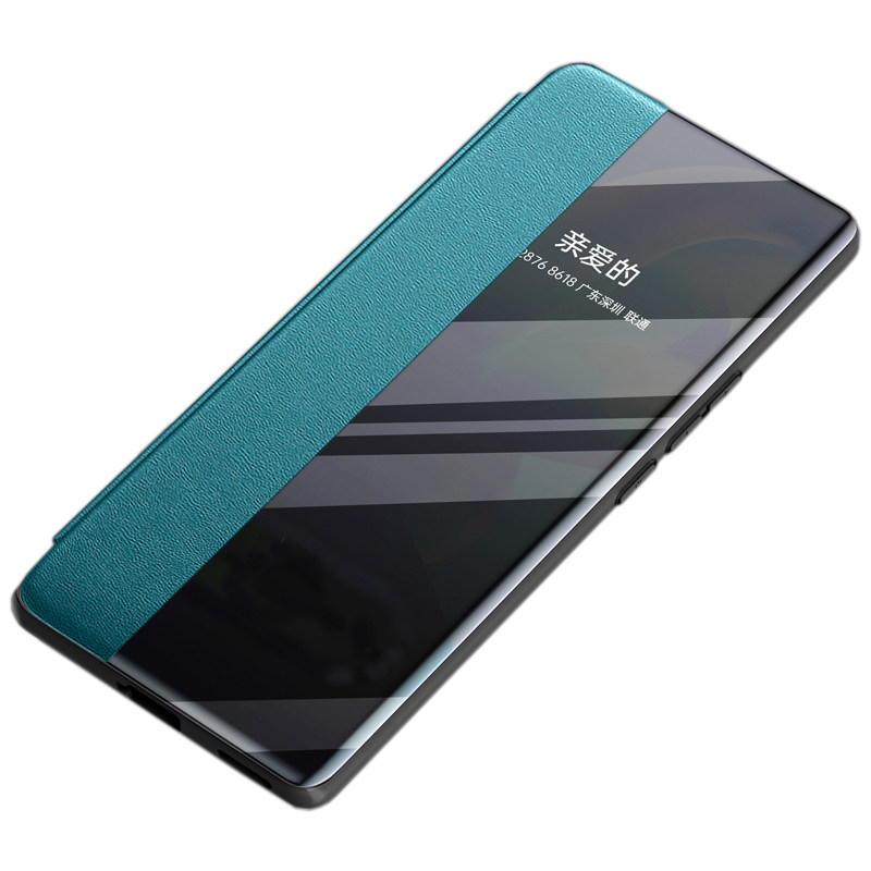 适用华为荣耀x80promax手机壳honorx80pro翻盖max保护皮套全包BSN一AN00防摔硅胶磨砂侧窗透明新款男女老年人