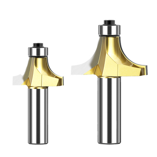 沪豪专业级圆角刀木工铣刀开槽刀具修边机刀头R倒角刀雕刻机锣刀