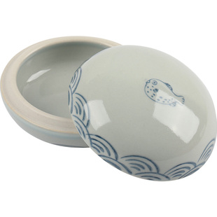 印泥盒缸陶瓷朱砂篆刻印章空盒书画大号书法专用带盖砚台墨胭脂盒