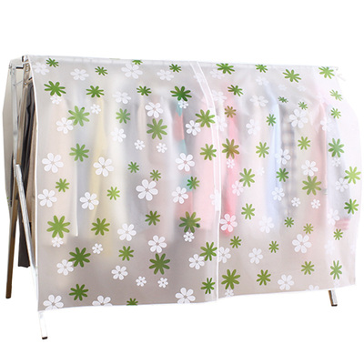 简易双杆落地盖布新款塑料罩子