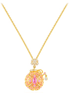 GXIAOXIAO高级百搭鸢尾花项链