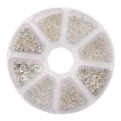 diy定位龙虾扣手工开口圈材料包