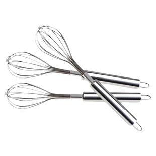 金属手柄手动打蛋器厨房鸡蛋搅拌棒面糊奶油搅拌器烘焙工具