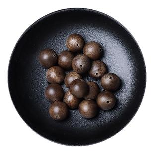 正品保真沉水级越南芽庄奇楠单珠散珠真沉香吊坠老料奇楠沉香散珠