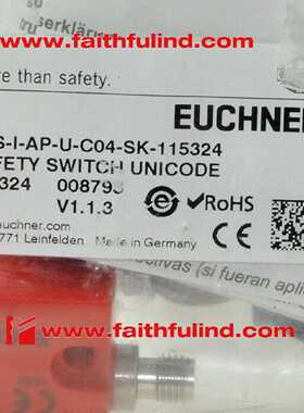 议价Euchner 115324 安士能安全传感器 CES-I-AP-U-C04--SK-11532