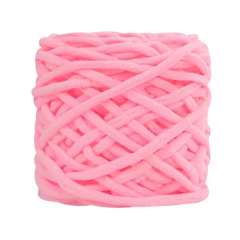 冰条线粗毛线团手工diy编织围巾毛线材料包钩针勾包拖鞋线球批发