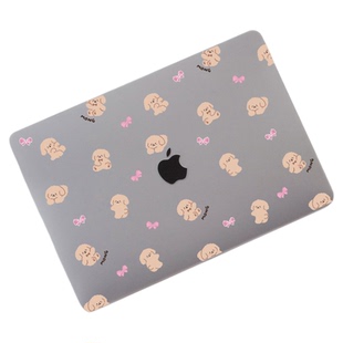 蝴蝶结可爱熊Mac13寸M1保护套air15寸电脑壳pro13MacbookM4Pro14