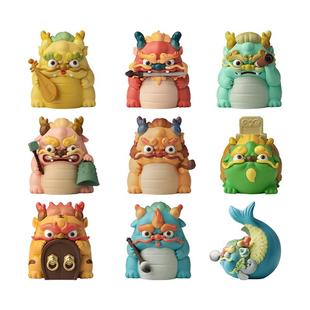 欢喜小将中国传统题材《龙生九子》 龙年生肖伴手礼 家居桌面摆件