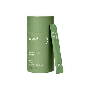 【百亿补贴】soacai青玉抹茶粉抹茶拿铁咖啡烘焙专用冲饮便携条装