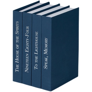 极简假书摆件装饰品高级感客厅办公室仿真书摆设拍照道具书本模型