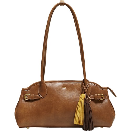 TATA他她波士顿包女包冬保龄球百搭单肩斜挎包女腋下包X3516DX5