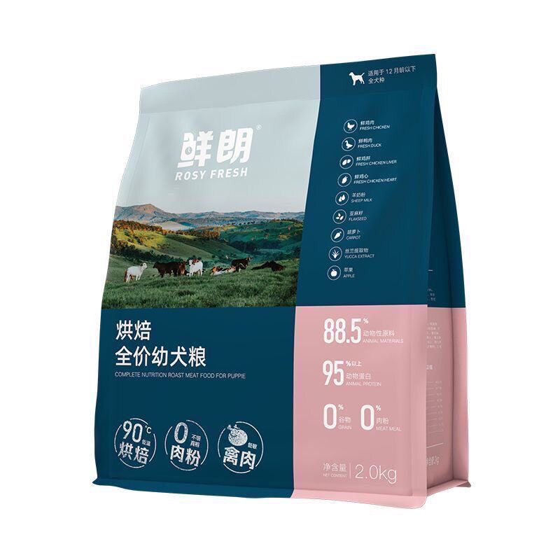 鲜朗低温烘焙禽肉无谷狗粮全期