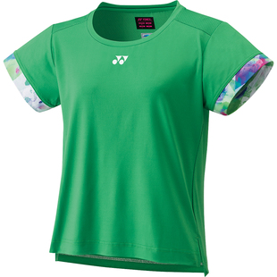 新品YONEX尤尼克斯yy网球服羽毛球服女大赛款T恤圆领VC速干20698