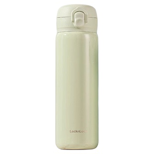 乐扣乐扣保温杯男女生开学随行水杯车载弹盖316L不锈钢保冷瓶水壶