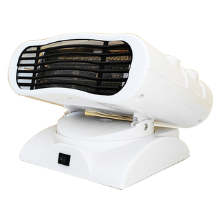 新型摇头暖风机家用烤火炉小太阳桌下冷暖两用电热取暖器神器节能