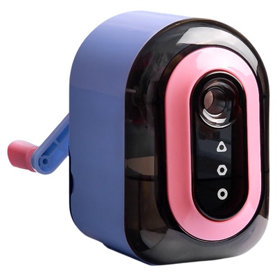 晨光文具削笔机削笔器卷笔刀学生转笔刀铅笔刀削笔刀学生儿童用自动进铅手摇多功能美术刨笔机简约卡通