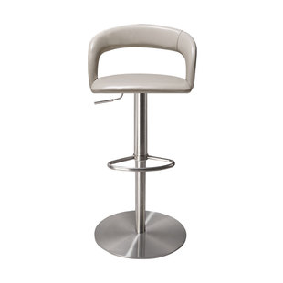 真皮吧台椅家用升降椅子轻奢酒吧高脚凳旋转酒吧椅子现代简约782