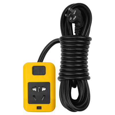 4000W大功率加粗线插线板10/16A延长线电源插座 三芯工程接线排插