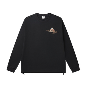 匹克国创丨意境敦煌长袖T恤男春季户外宽松卫衣休闲潮流运动上衣