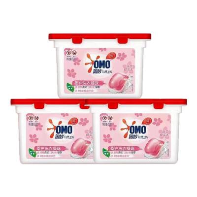 奥妙洗衣凝珠浓缩三合一洗衣球除菌除螨洗衣珠持久留香盒装