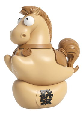 生肖马落地存钱罐摆件