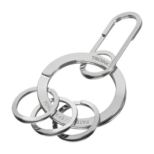 德国设计奖获奖TROIKA拓意卡专利保护指甲创意金属钥匙扣多环男女