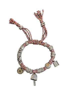 925银复古钱币编绳手链礼物女新中式轻奢高级感2025手环时尚百搭