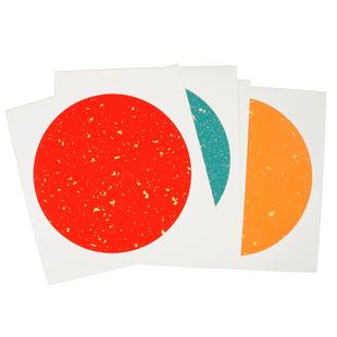 蜡染复古加厚宣纸国画卡纸扇面万年蓝宣纸卡纸空白书法专用纸镜片儿童水彩画装框用软卡圆形镜片纸生宣作品纸