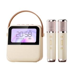 索爱GC200Pro歌词K歌麦克风一体音箱话筒家用KTV唱歌无线蓝牙音响