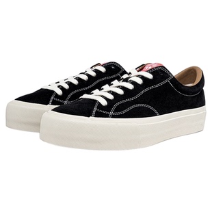 TCMADE 021翻毛皮低帮帆布鞋 厚底 增高复古日系潮男女滑板硫化鞋