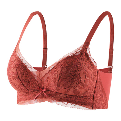 文胸无钢圈显大防下垂聚拢