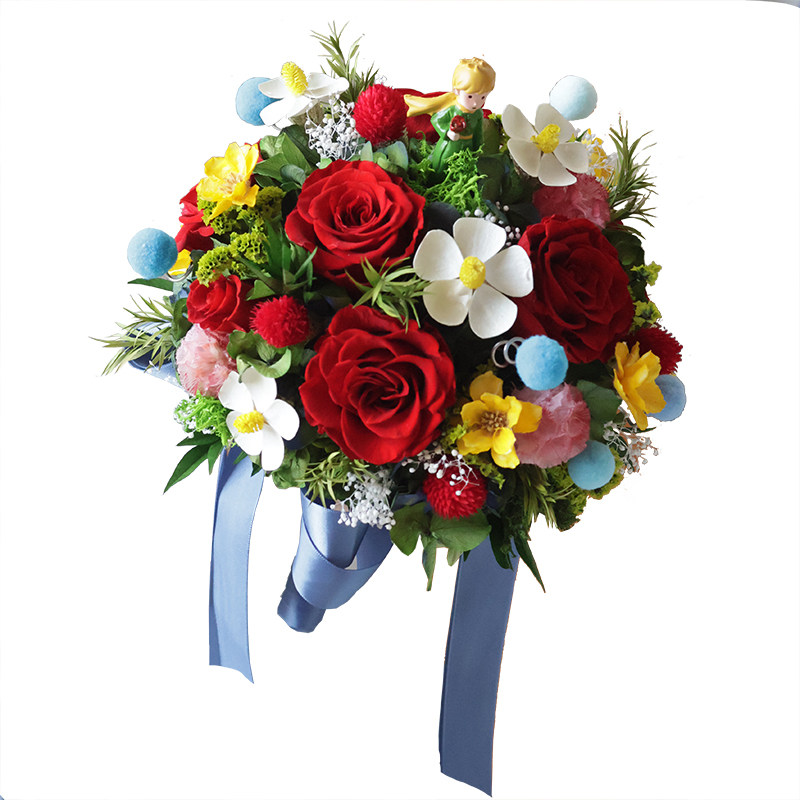结婚手捧花永生花氛围感高级感