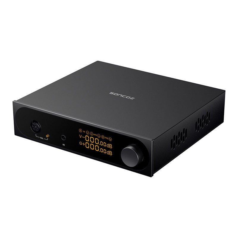 SONCOZ松果SGA1全平衡HiFi台式蓝牙耳放前级一体机前置音频放大器